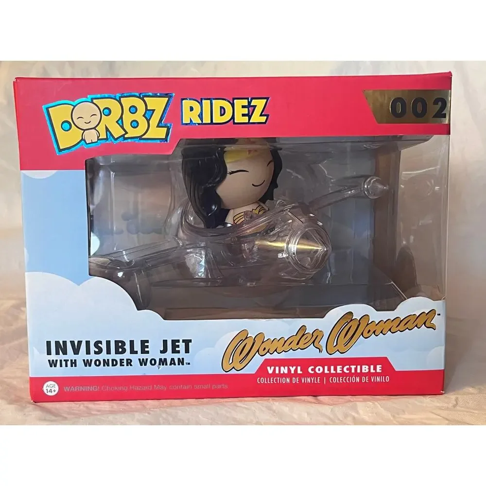 Funko Dorbz Ridez: DC Universe - Invisible Jet With Wonder Woman #002